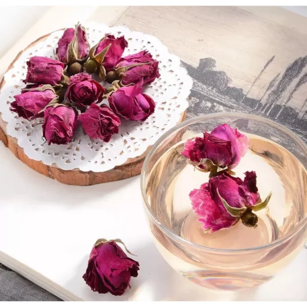 Premium Rose Flower Tea – Dried Rose Buds (70g)