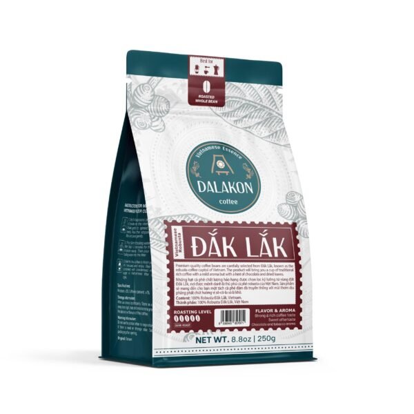 DALAKON Bold Robusta Ground Coffee – Dark Chocolate Notes (250g)