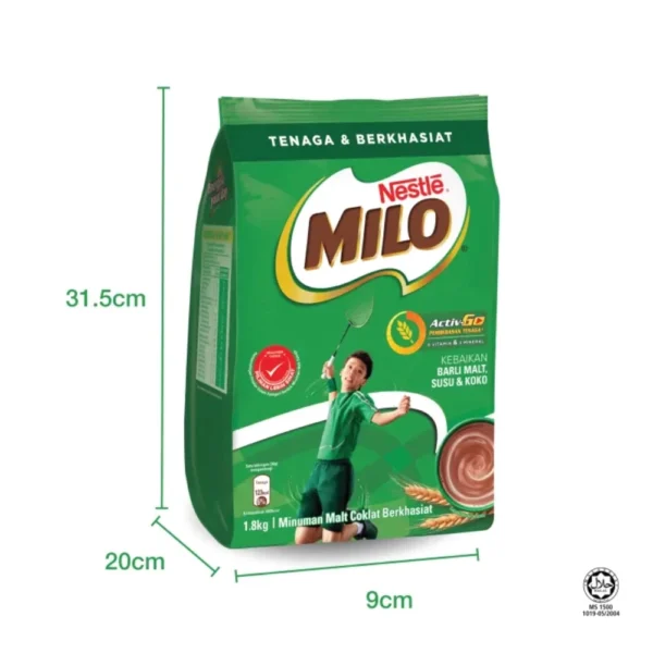 MILO Activ-Go Chocolate Malt Drink (1.8kg)